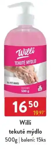 Qanto Willi tekuté mýdlo nabídka