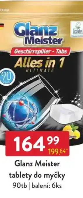 Qanto Glanz Meister tablety do myčky 90tb nabídka