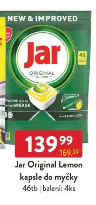 Qanto Jar Original Lemon kapsle do myčky 46tb nabídka