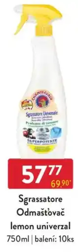 Qanto Sgrassatore Odmašťovač lemon univerzal nabídka