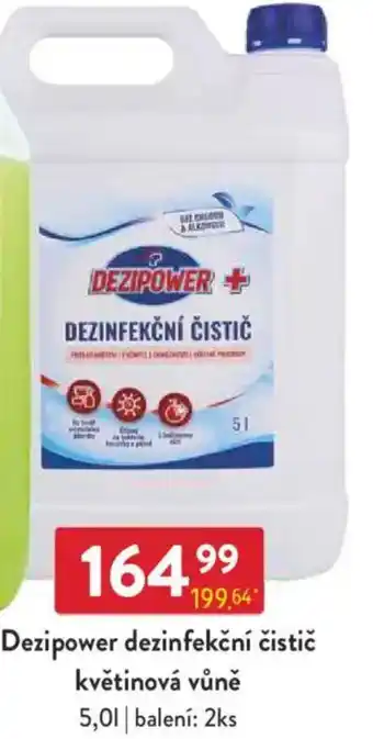 Qanto Dezipower dezinfekční čistič květinová vůně nabídka