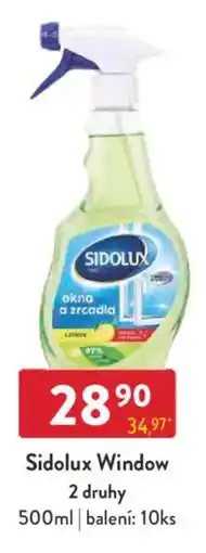 Qanto Sidolux Window 2 druhy nabídka