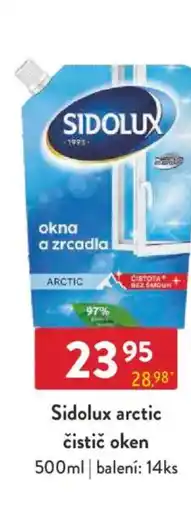 Qanto Sidolux arctic čistič oken nabídka
