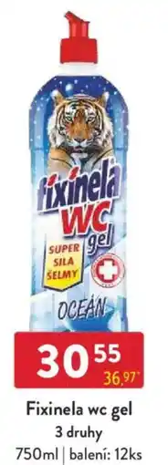 Qanto Fixinela wc gel 3 druhy nabídka