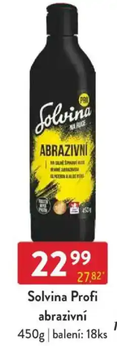 Qanto Solvina Profi abrazivní nabídka
