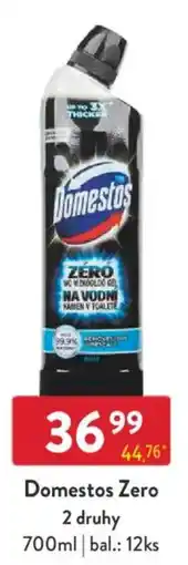 Qanto Domestos Zero 2 druhy nabídka
