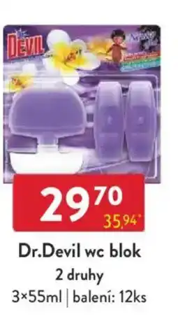 Qanto Dr.Devil wc blok 2 druhy nabídka