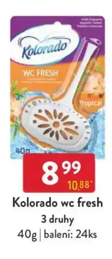 Qanto Kolorado wc fresh 3 druhy nabídka