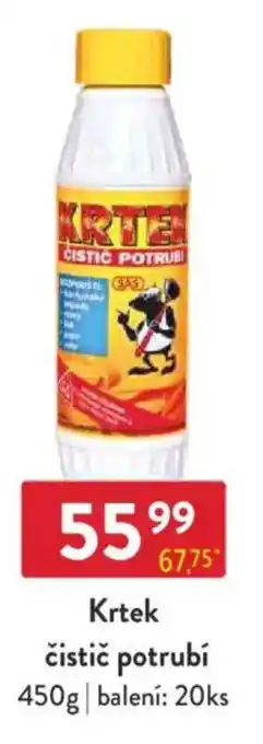 Qanto Krtek čistič potrubí nabídka