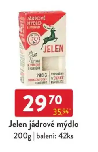 Qanto Jelen jádrové mýdlo nabídka