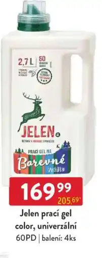 Qanto Jelen prací gel color, univerzální 60PD nabídka