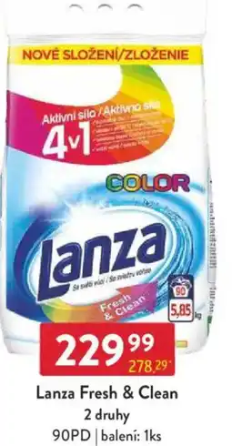 Qanto Lanza Fresh & Clean 2 druhy 90PD nabídka