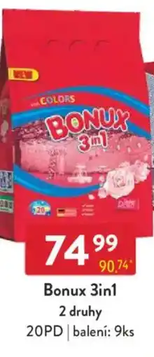 Qanto Bonux 3in1 2 druhy 20PD nabídka