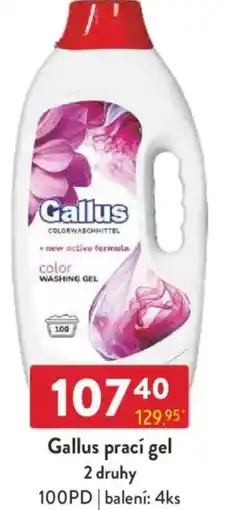 Qanto Gallus prací gel 2 druhy 100PD nabídka