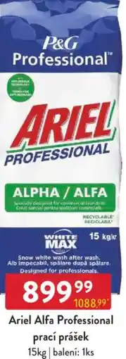 Qanto Ariel Alfa Professional prací prášek nabídka