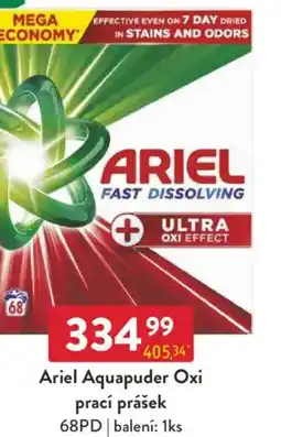 Qanto Ariel Aquapuder Oxi prací prášek 68PD nabídka