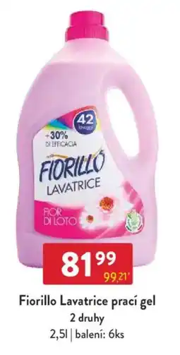 Qanto Fiorillo Lavatrice prací gel 2 druhy nabídka