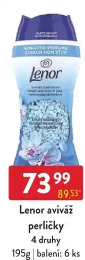 Qanto Lenor aviváž perličky 4 druhy nabídka