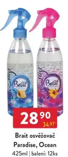 Qanto Brait osvěžovač Paradise, Ocean nabídka