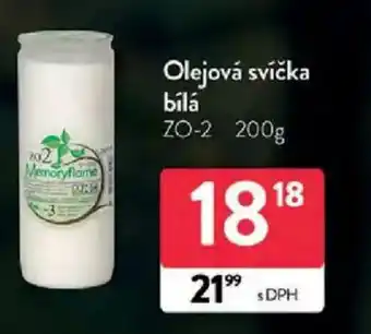 Qanto Olejová svíčka bílá nabídka