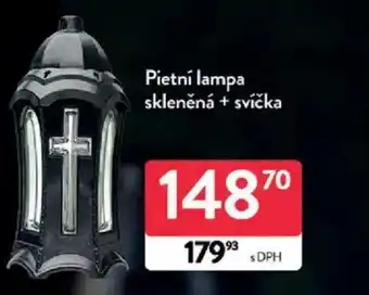 Qanto Pietní lampa skleněná + svíčka nabídka