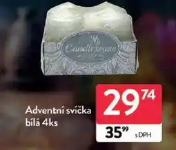 Qanto Adventní svíčka bílá nabídka