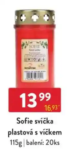 Qanto Sofie svíčka plastová s víčkem nabídka