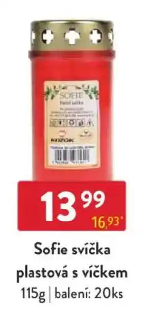 Qanto Sofie svíčka plastová s víčkem nabídka