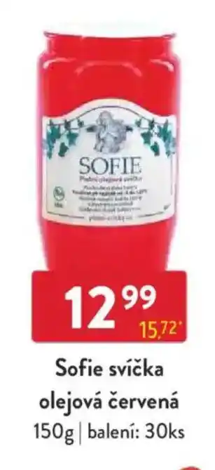 Qanto Sofie svíčka olejová červená nabídka