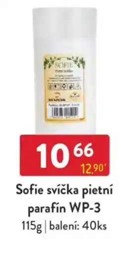 Qanto Sofie svíčka pietní parafín WP-3 nabídka
