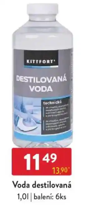 Qanto Voda destilovaná nabídka