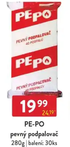 Qanto PE-PO pevný podpalovač nabídka