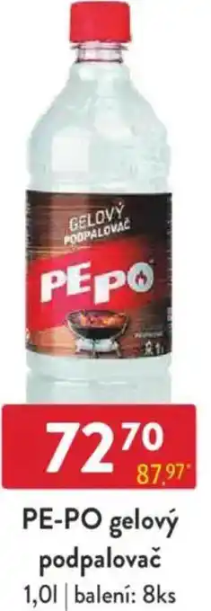 Qanto PE-PO gelový podpalovač nabídka