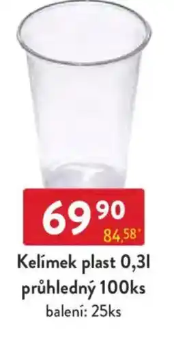 Qanto Kelímek plast průhledný nabídka