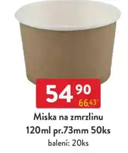 Qanto Miska na zmrzlinu nabídka