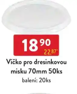 Qanto Víčko pro dresinkovou misku 70mm nabídka
