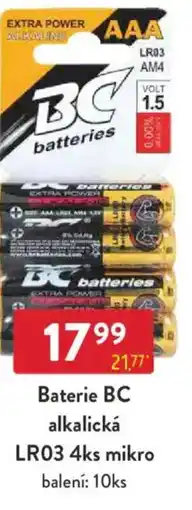 Qanto Baterie BC alkalická LR03 mikro nabídka