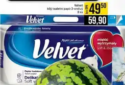 Jip Velvet bílý toaletní papír 3-vrstvý nabídka