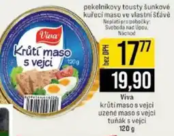 Jip Viva krůtí maso s vejci uzené maso s vejci tuňák s vejci nabídka