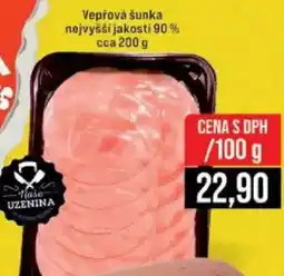 Jip Vepřová šunka nejvyšší jakosti 90% nabídka