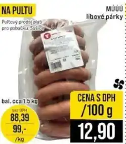 Jip MÚÚÚ libové párky nabídka
