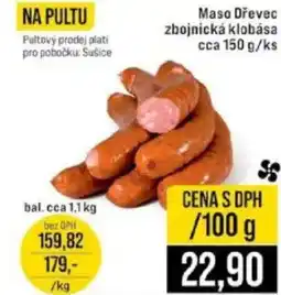 Jip Maso Dřevec zbojnická klobása nabídka