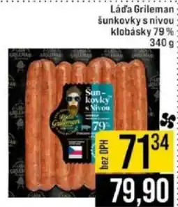 Jip Láďa Grileman šunkovky s nivou klobásky 79% nabídka