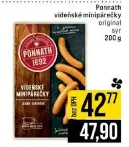 Jip Ponnath vídeňské minipárečky nabídka