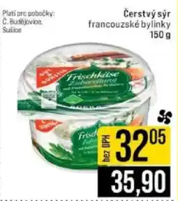 Jip Čerstvý sýr francouzské bylinky nabídka