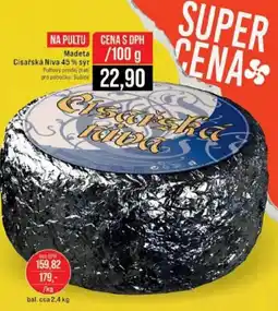 Jip Madeta Císařská Niva 45% sýr nabídka