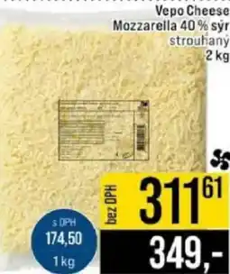 Jip Vepo CheeseMozzarella 40% syr strouhaný nabídka