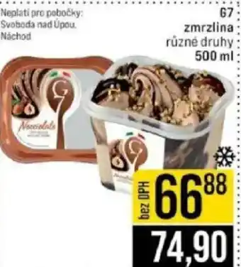 Jip G7 zmrzlina nabídka
