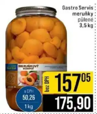 Jip Gastro Servis meruňky půlené nabídka