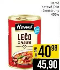 Jip Hamé hotové jídlo nabídka